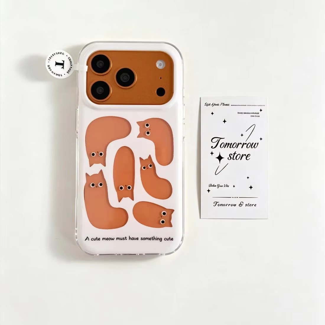 Phone Cases Kawaii - Korean INS Cute Hollowed Out Kitten