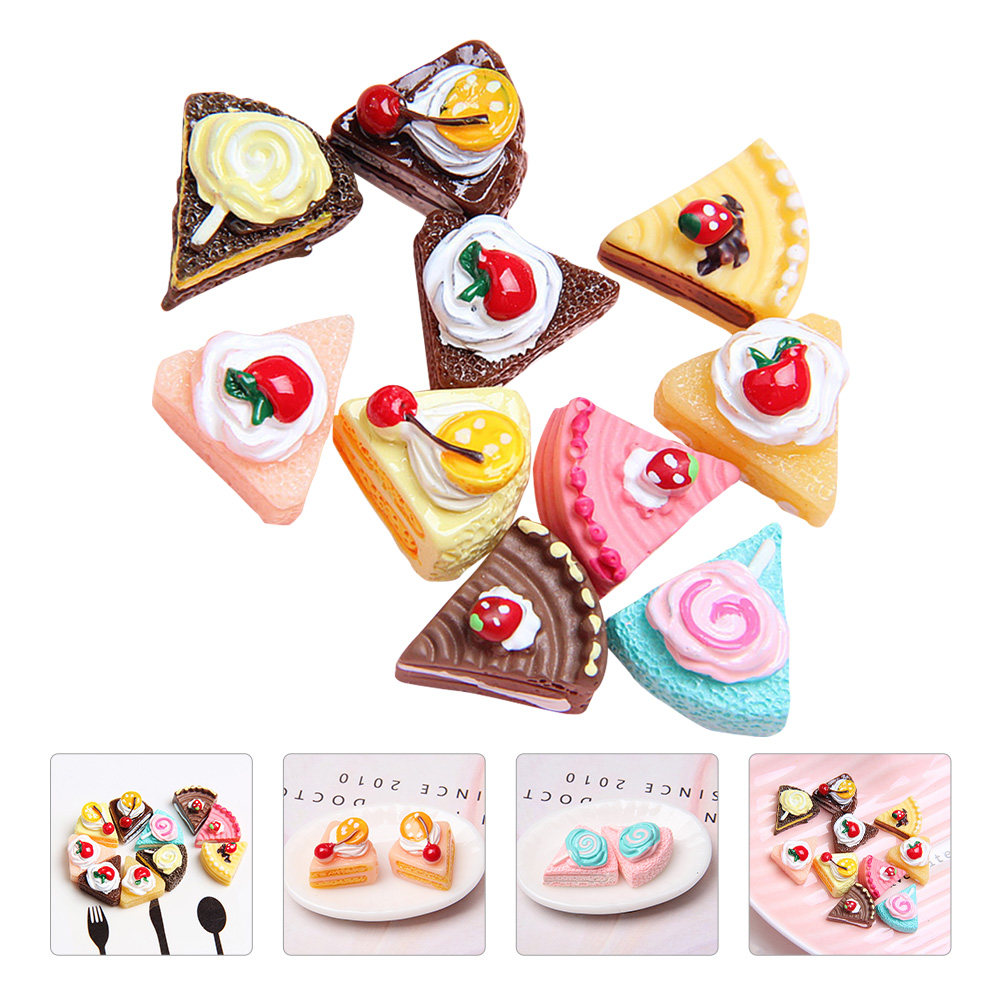 Phone Cases Europe - 20Pcs Cake Miniature Charms Cell Phone