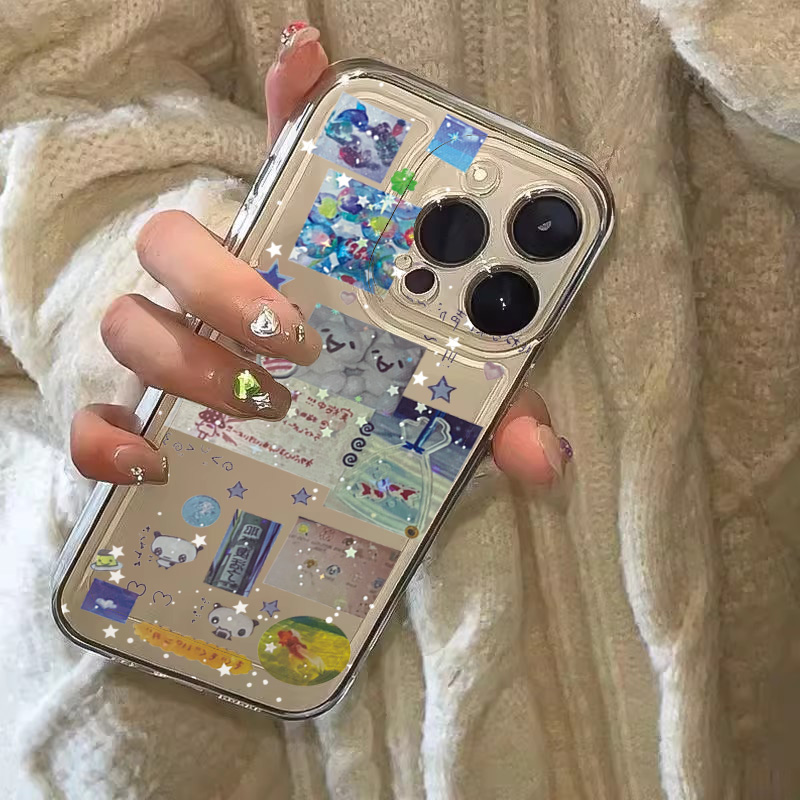 Kawaii Collage Sticker Phone C - Phone Cases Kawaii 评论和价格