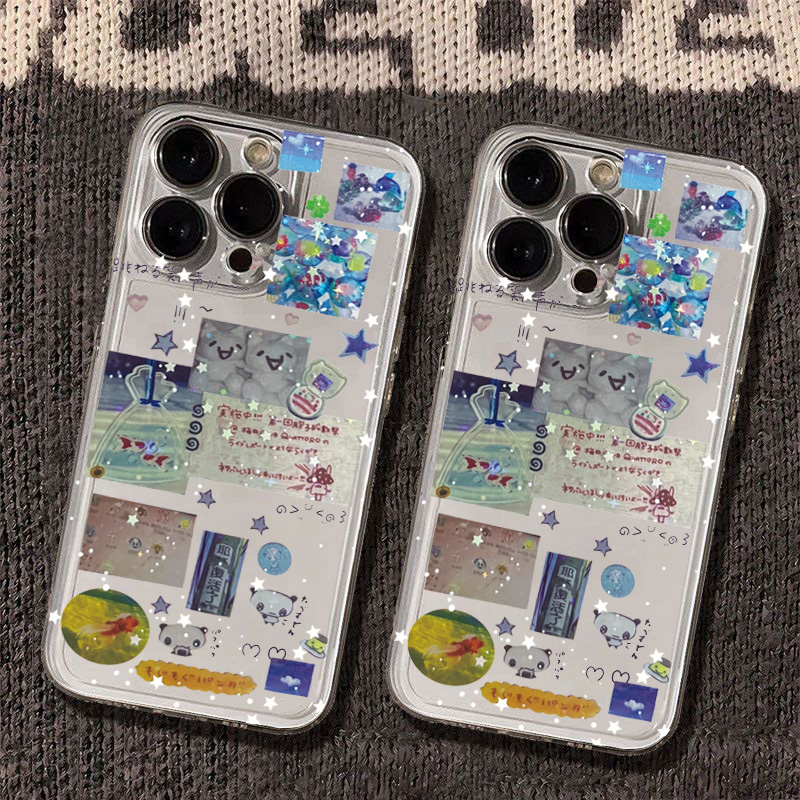 Kawaii Collage Sticker Phone C - Phone Cases Kawaii 评论和价格