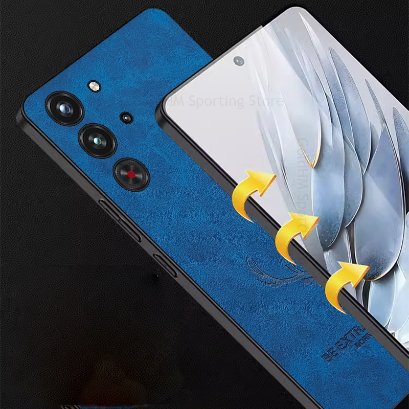 3D Cartoon Elk Deer Head Leath - Phone Cases Red Deer 评论和价格