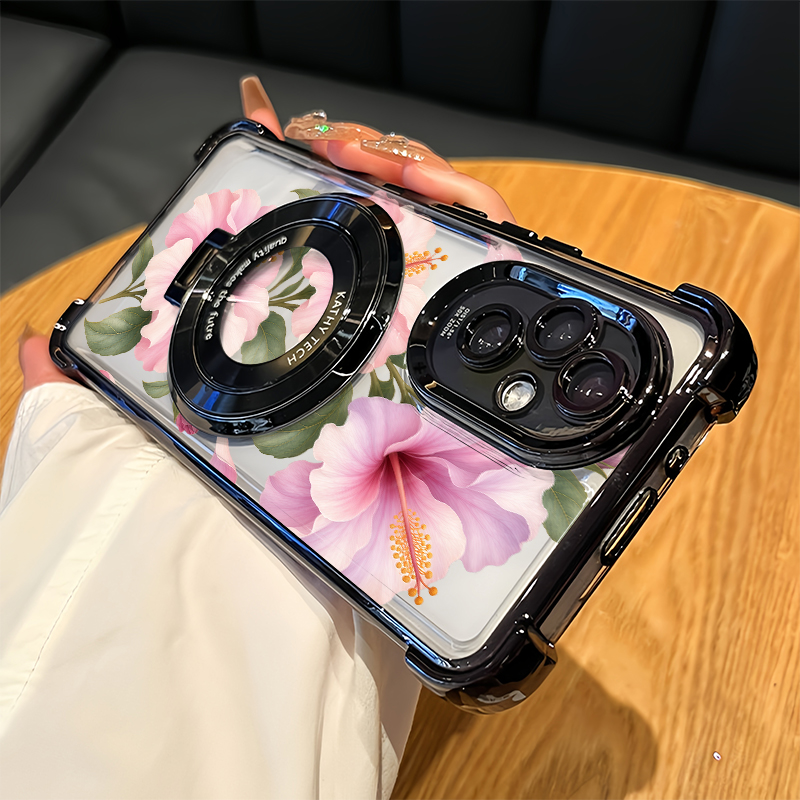 Pink Hibiscus Flowers Pattern  - Oppo A78 评论和价格