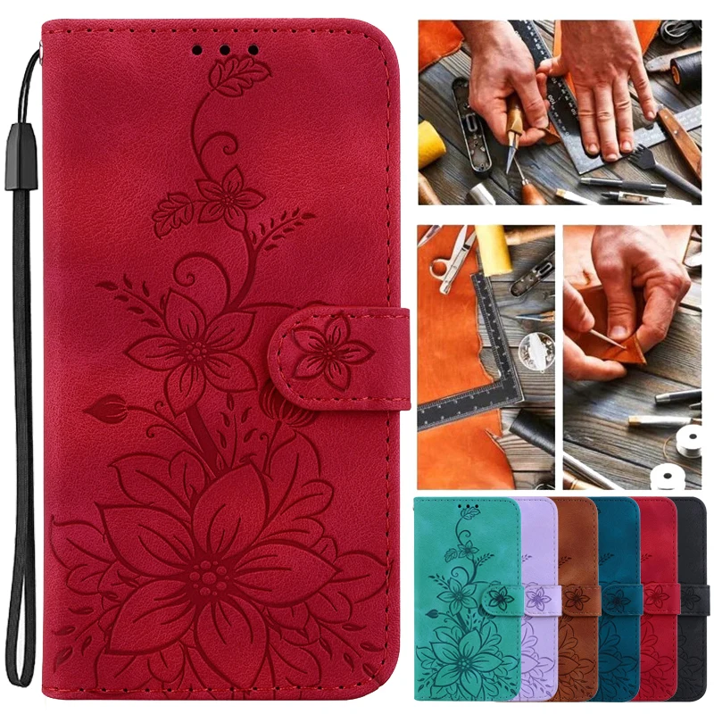 Wallet Bags Flip Cover Flower  - Phone Cases Nyc 评论和价格