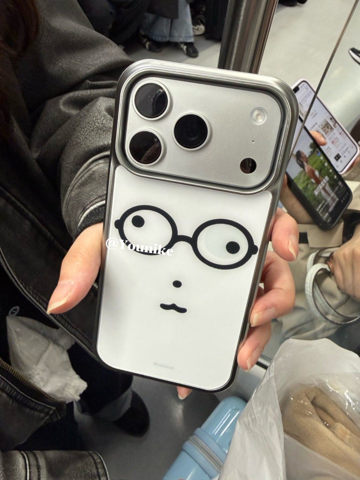 INS Korea Kawaii Cute Glasses  - Phone Cases Girls 评论和价格