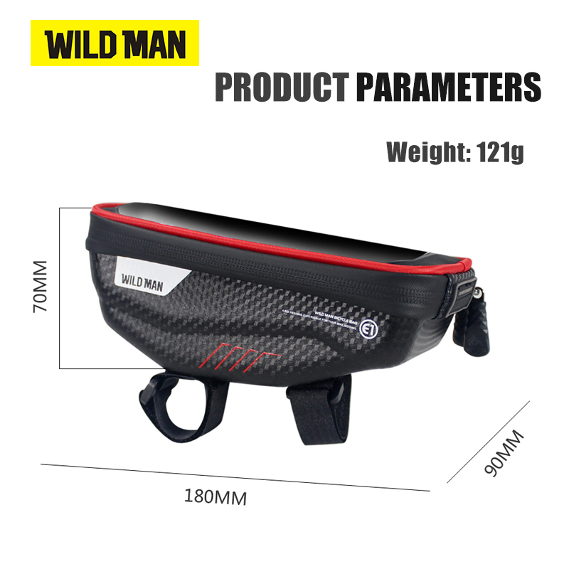 WILD MAN Bicycle Bag 6.0 Inch  - Phone Cases Youtube 评论和价格