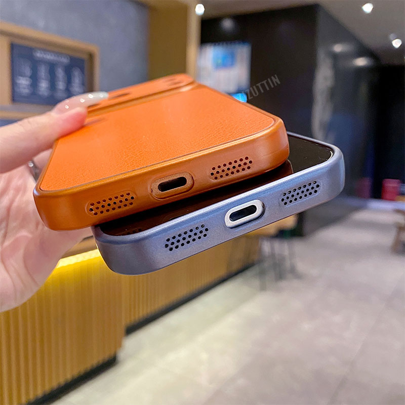 Light Luxury Retro Leather Pho - Phone Cases Europe 评论和价格