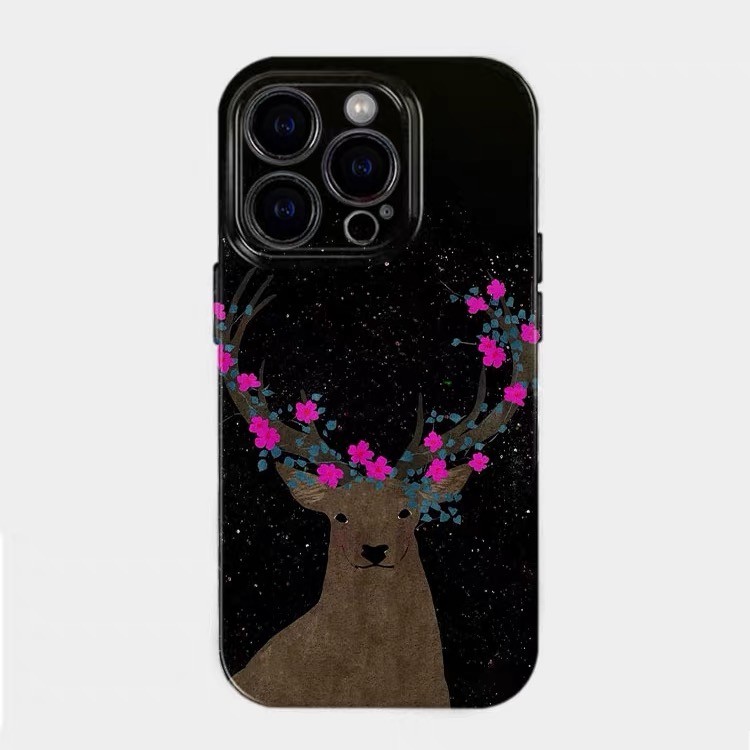 Black and Red Sika Deer Phone  - Phone Cases Red Deer 评论和价格
