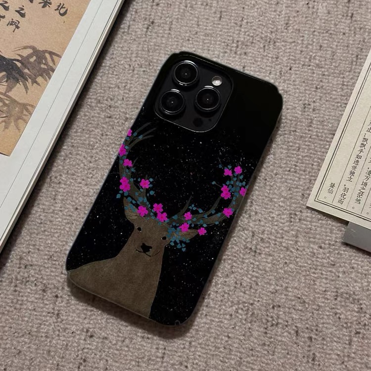 Black and Red Sika Deer Phone  - Phone Cases Red Deer 评论和价格