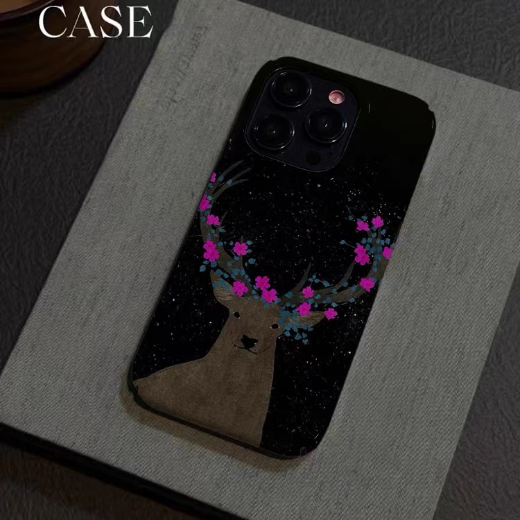 Black and Red Sika Deer Phone  - Phone Cases Red Deer 评论和价格