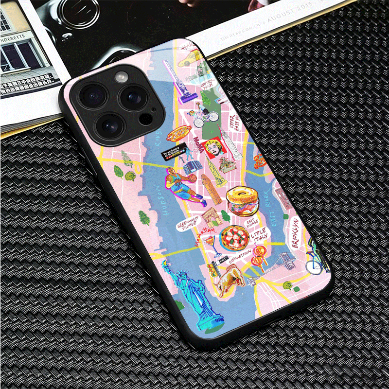 NYC New York City Glass Phone  - Phone Cases Nyc 评论和价格