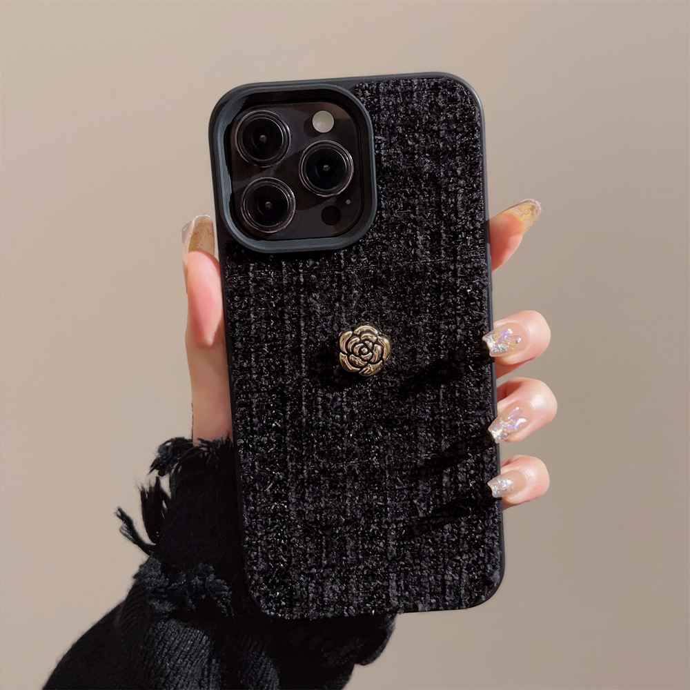 Luxury 3D Golden Camellia Flow - Phone Cases Luxury 评论和价格