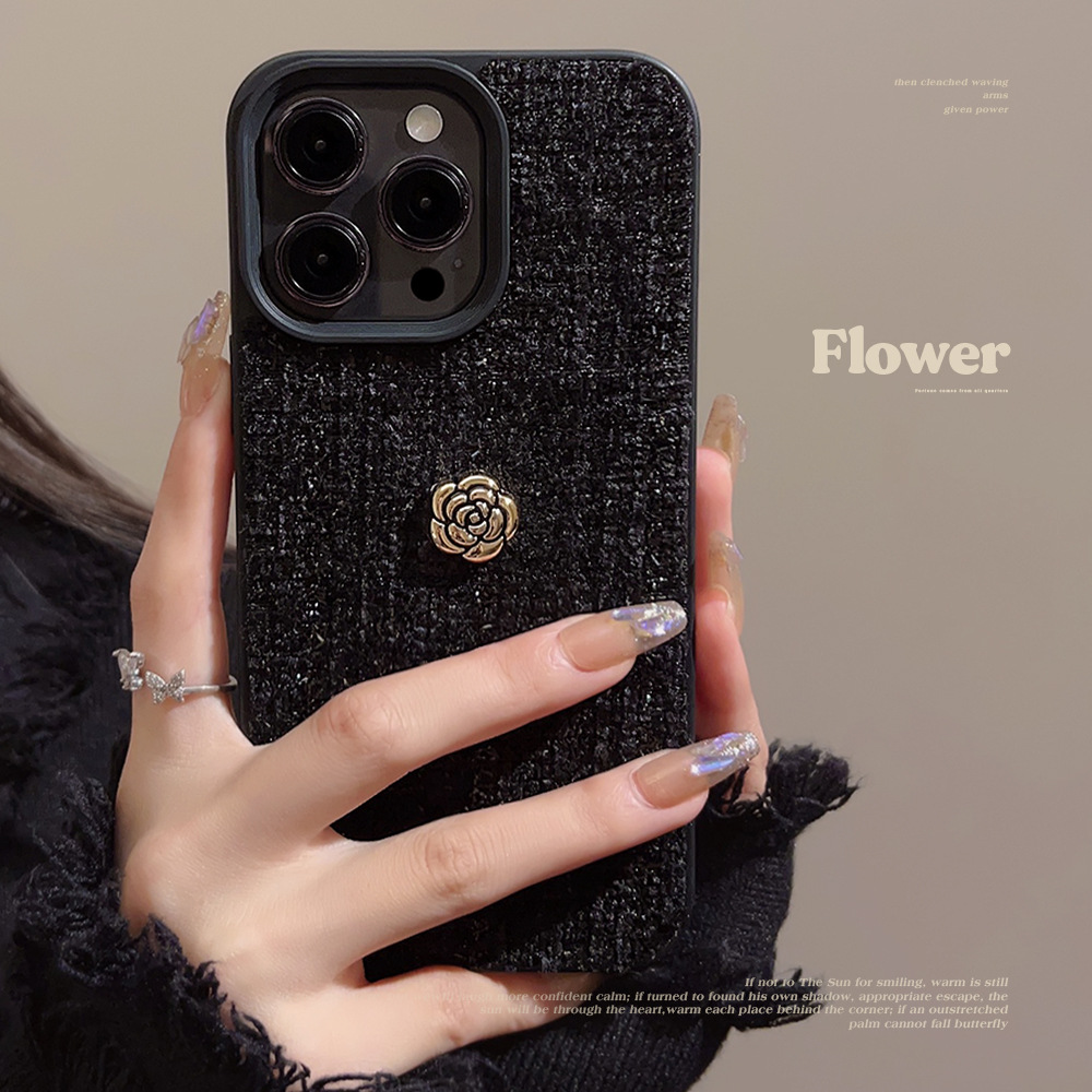 Luxury 3D Golden Camellia Flow - Phone Cases Luxury 评论和价格