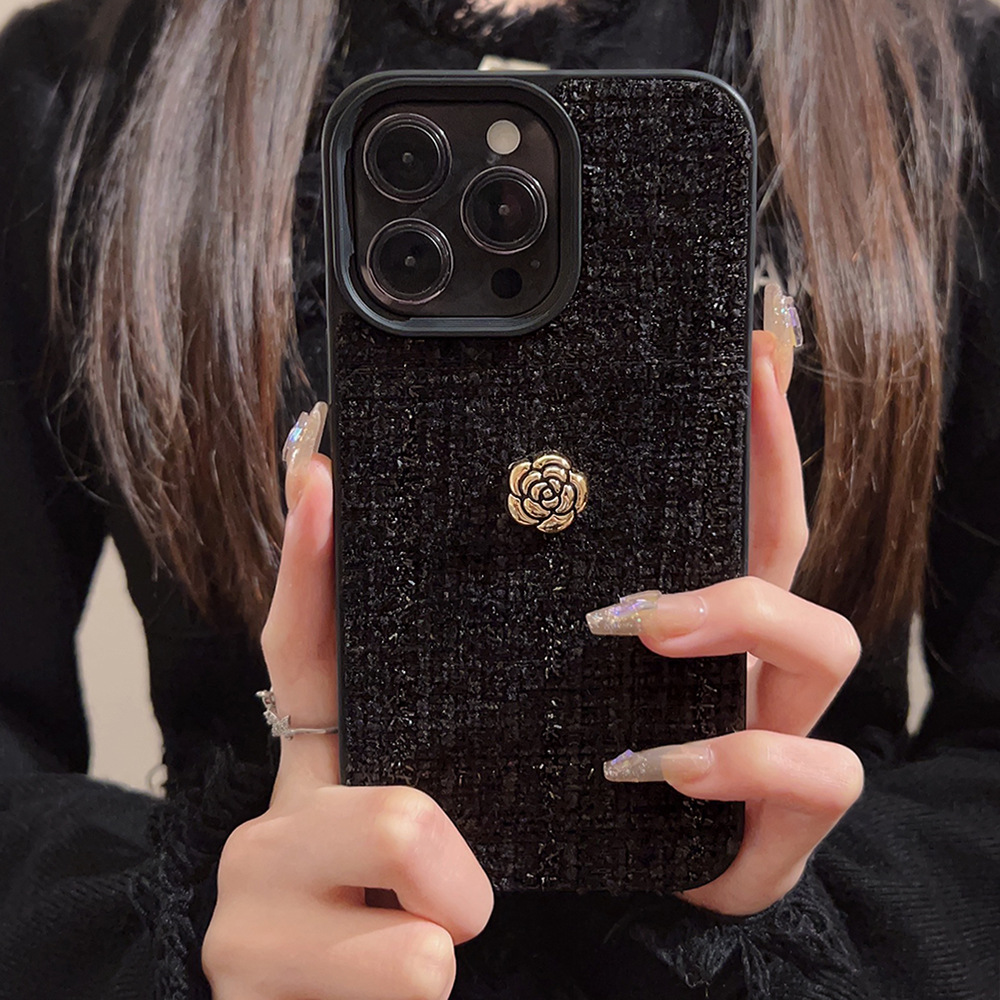 Luxury 3D Golden Camellia Flow - Phone Cases Luxury 评论和价格