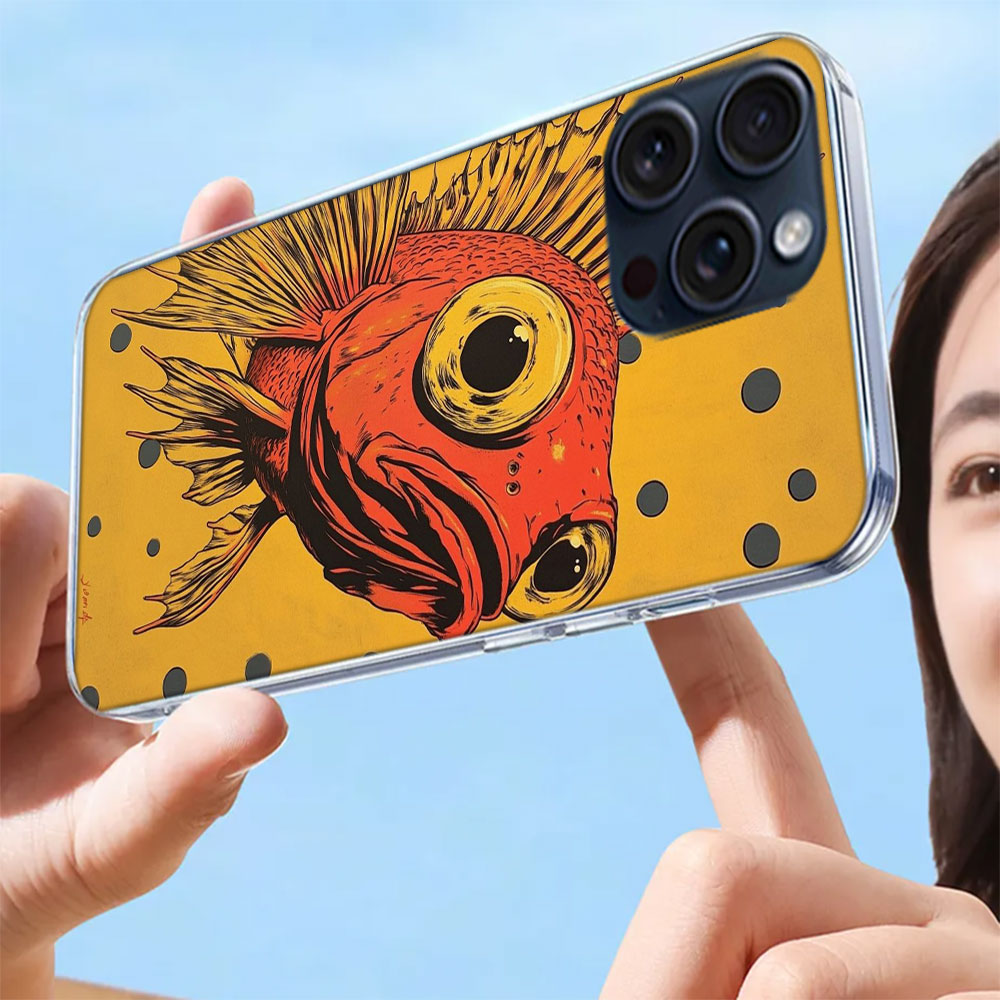 Pop Art Drawing Ideas Fish Cle - Phone Cases Drawing Ideas 评论和价格