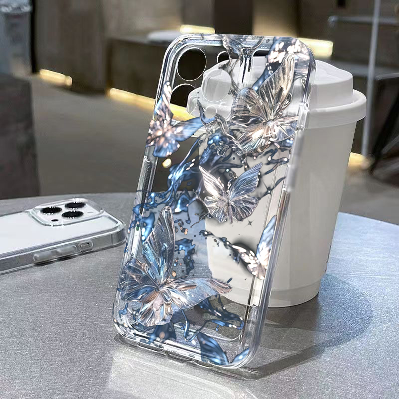 Luxury 3D Butterfly Clear Phon - Phone Cases Luxury 评论和价格