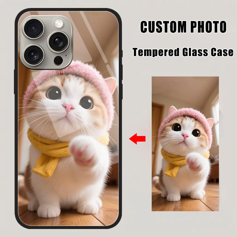 Custom Tempered Glass Case for - Phone Cases Personalised 评论和价格