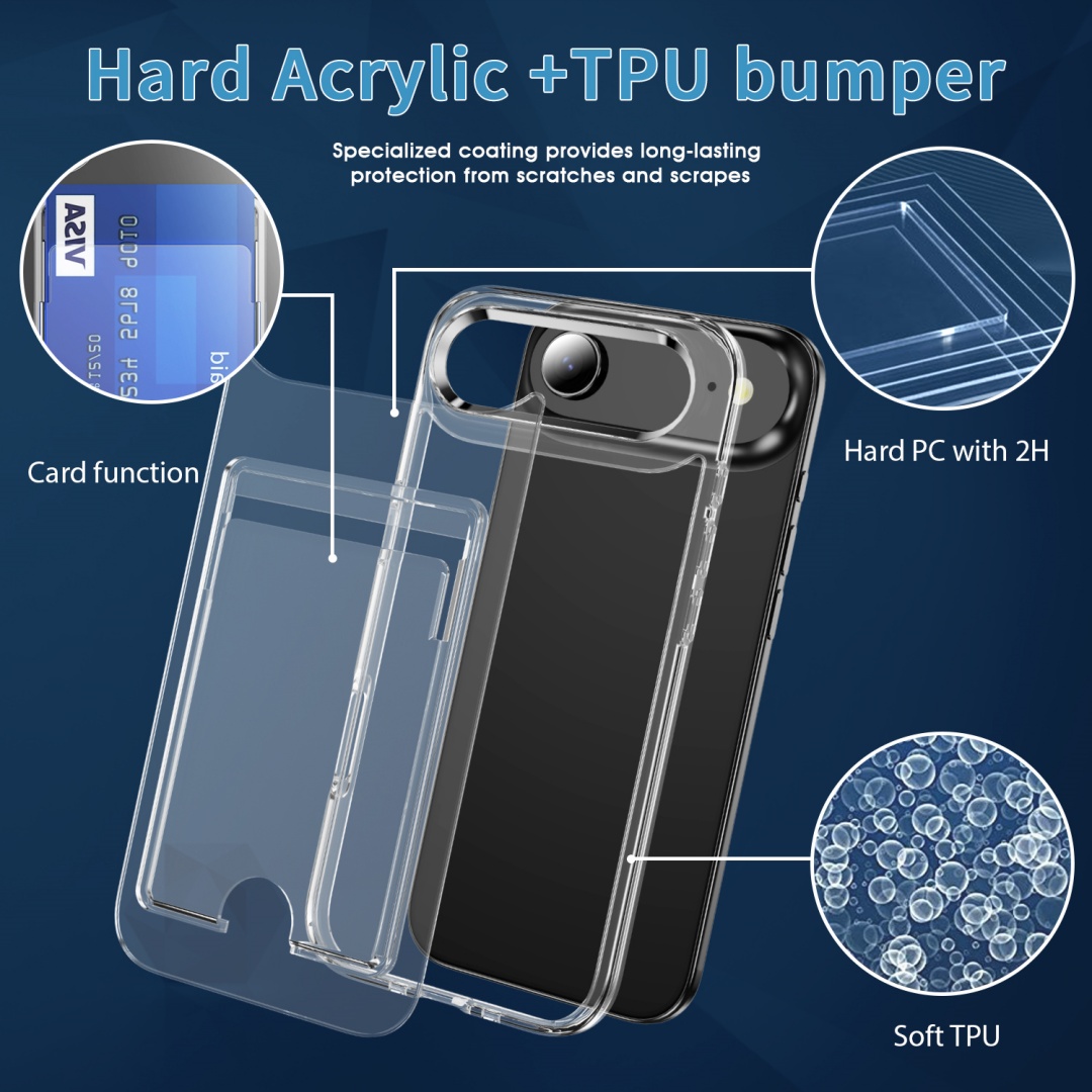 Luxury Clear Card Slot Holder  - Phone Cases Best 评论和价格