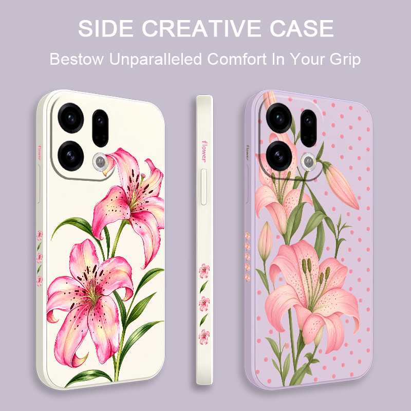 Luxury Pink Floral Pattern Pho - Oppo Reno 12 评论和价格