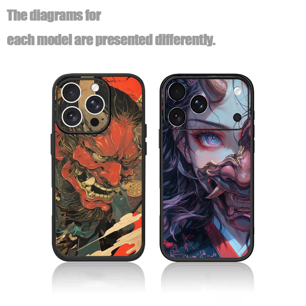 Japan ghost face Samurai  Phon - Phone Cases Japan 评论和价格